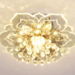 Prachtige Art Deco Bloemen Plafondlamp