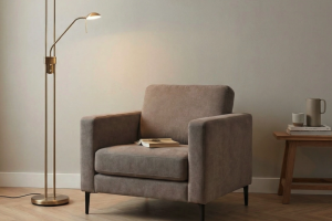 Verstelbare arm golvende basis vloerlamp